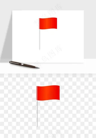 五星红旗党旗png免抠