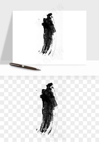 墨迹水墨圆圈圆环边框