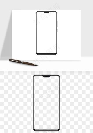 手机样机边框元素png免抠