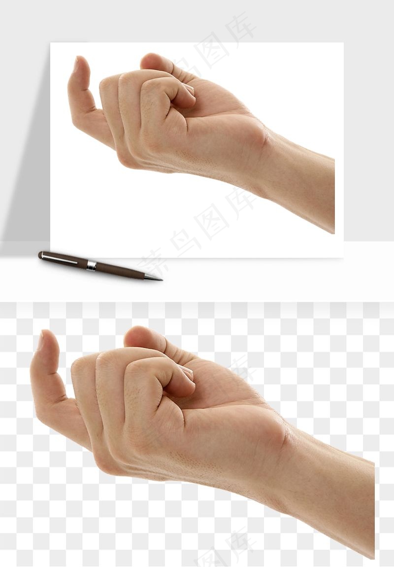 手势手部动作手指png免抠