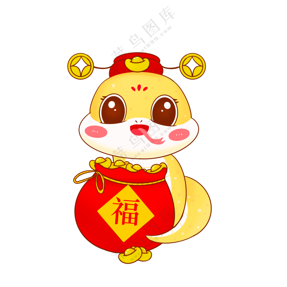 2025卡通吉祥福