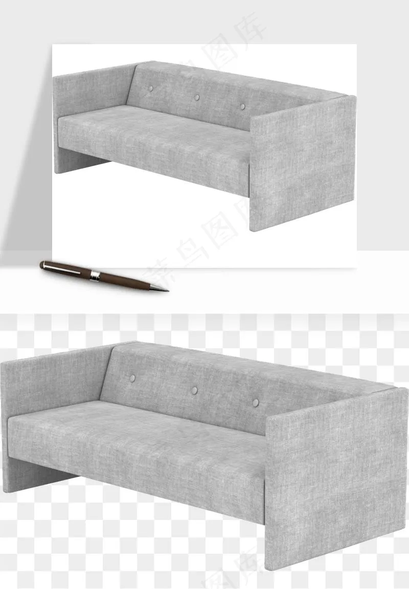 现代沙发家具png免抠