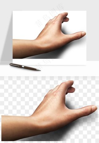 手势手部动作手指png免抠