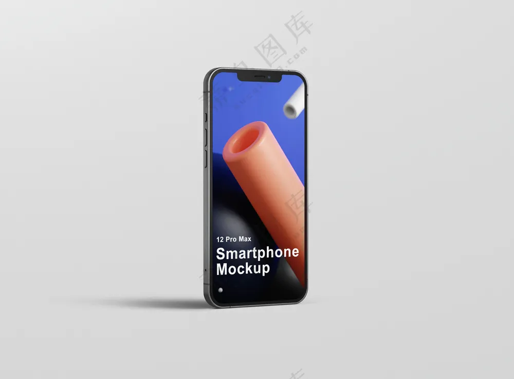 6多角度iphone12苹果手机样机多媒体UI界面APP作品展示模板