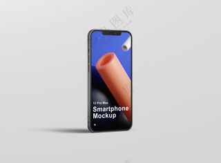 6多角度iphone12苹果手机样机多媒体UI界面APP作品展示模板
