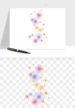 卡通烟花烟火礼花png免抠