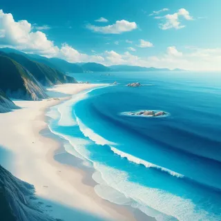 海岸线高清背景