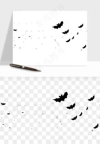 卡通蝙蝠png免抠