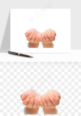 手势手部动作手指png免抠