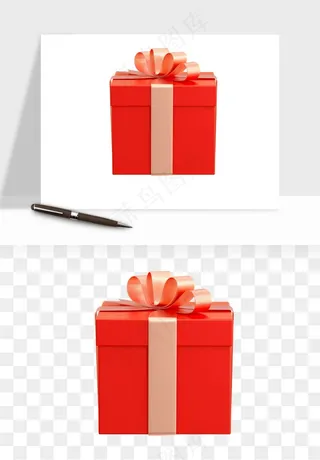 礼盒礼物png免抠