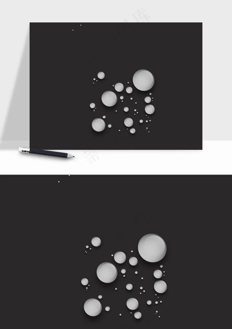 雨水雨滴水珠下雨元素png免抠