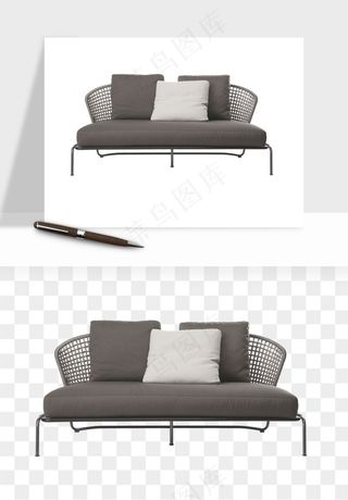 现代沙发家具png免抠