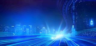 蓝色渐变科技背景