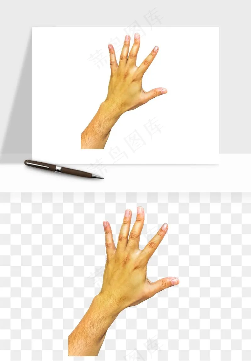 手势手部动作手指png免抠
