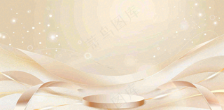 美妆护肤3d展台清新背景