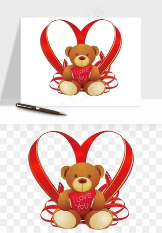 泰迪熊玩具熊png免抠