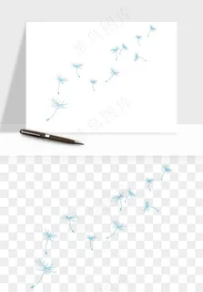 唯美蒲公英种子png免抠 唯美蒲公英种子png免抠