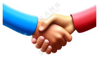 商务握手手势