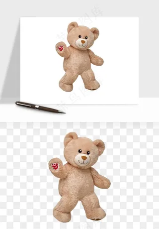 泰迪熊玩具熊png免抠