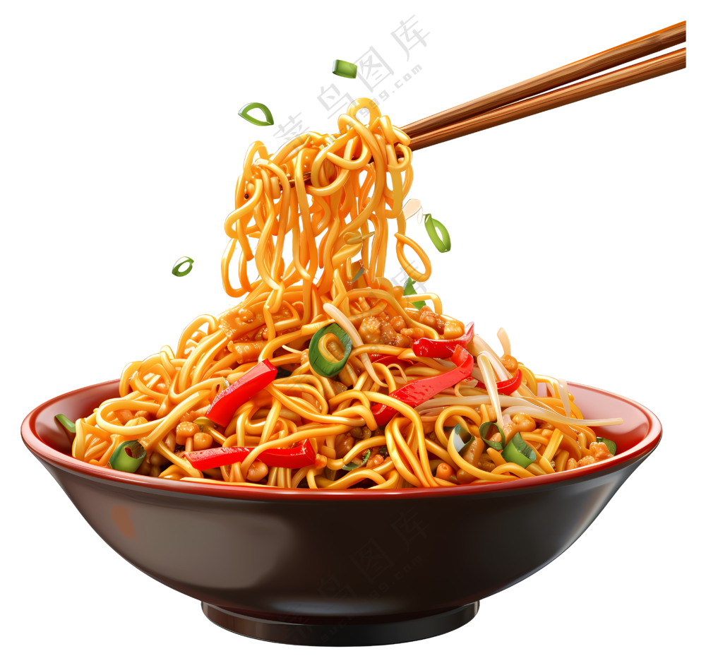 碗里的美味面条