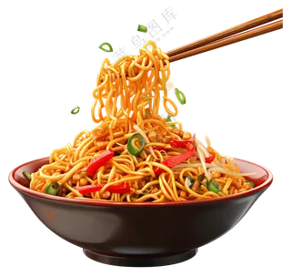碗里的美味面条