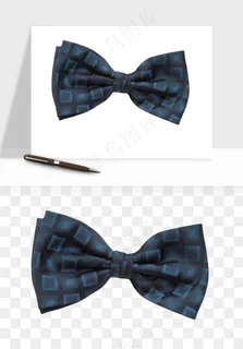 蝴蝶结西装领结png免抠