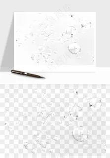 细胞水分子DNA精华成分png免抠