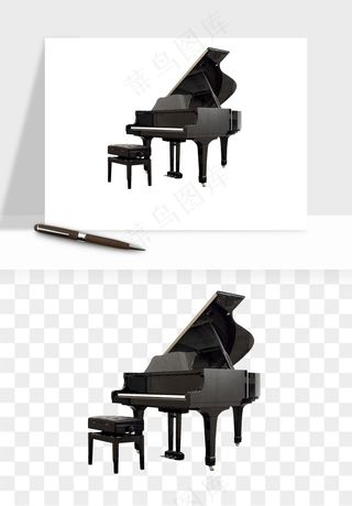 钢琴乐器琴键png免抠