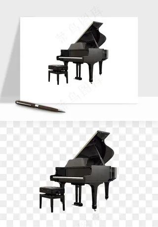钢琴乐器琴键png免抠