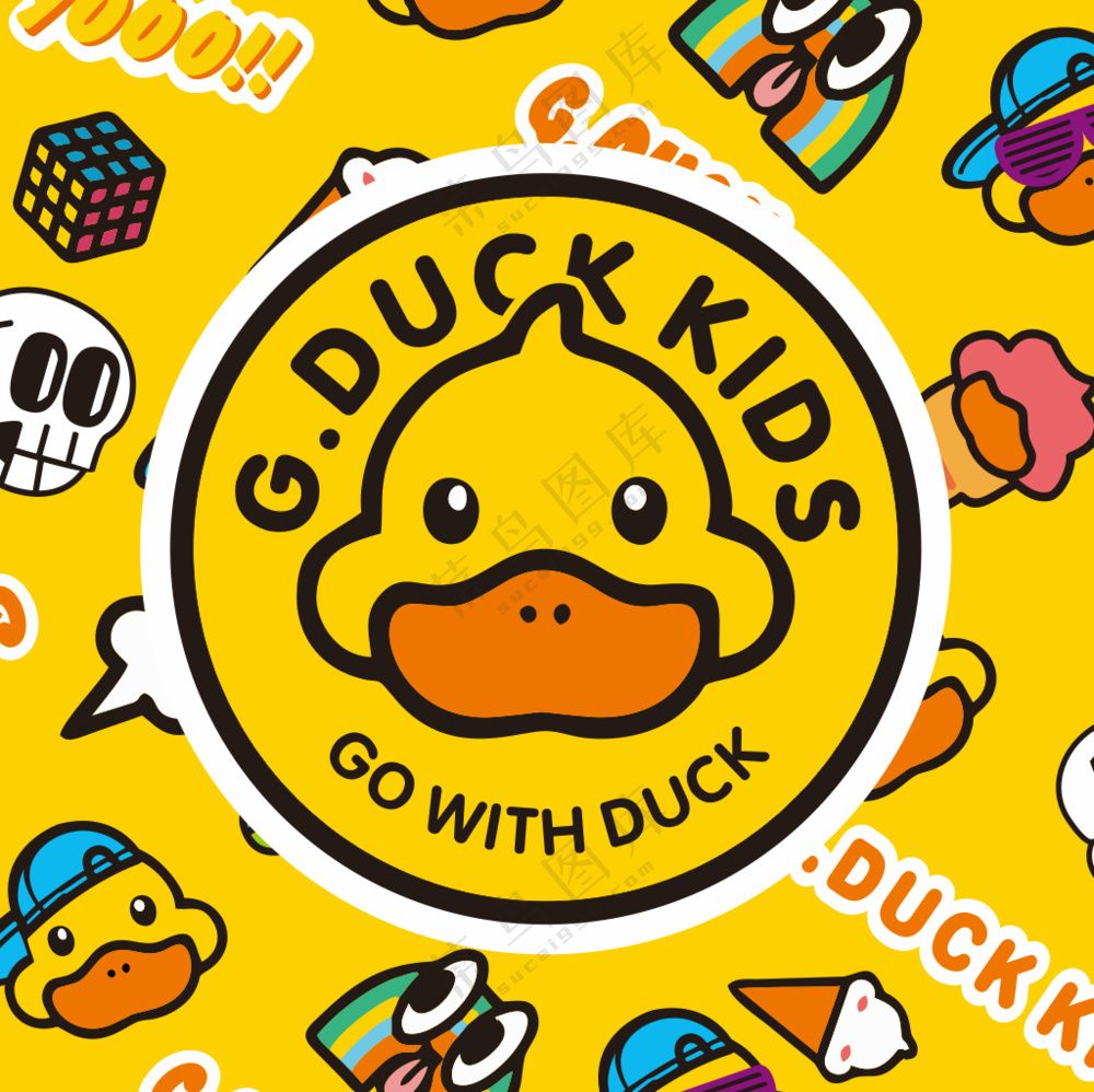 小黄鸭背景画面