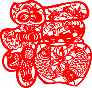 福春节福贴花海报