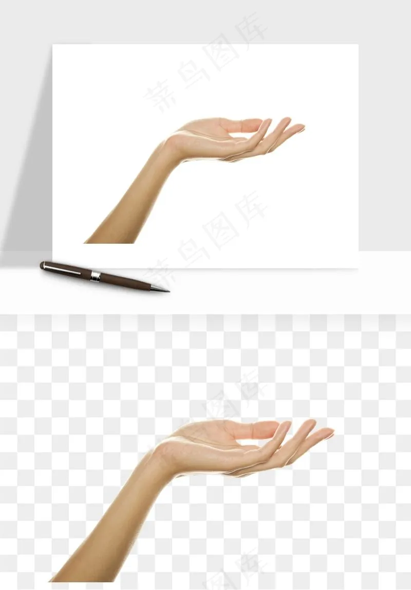 手势手部动作手指png免抠