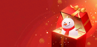 圣诞节卡通插画背景