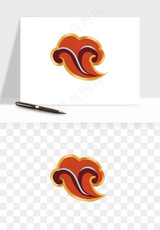 国潮敦煌云纹祥云云彩png免抠