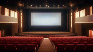 豪华电影院观影厅场景摄影图
