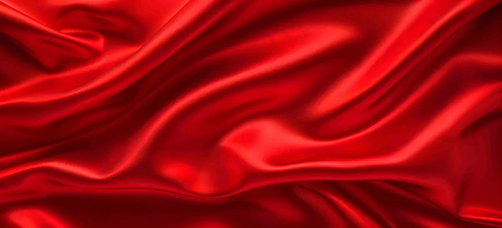 深红色丝绸纹理背景