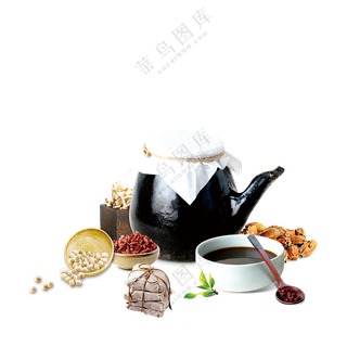 中药素材插图