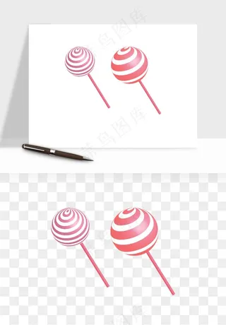 棒棒糖圈圈糖png免抠