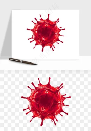 病毒细菌癌细胞png免抠