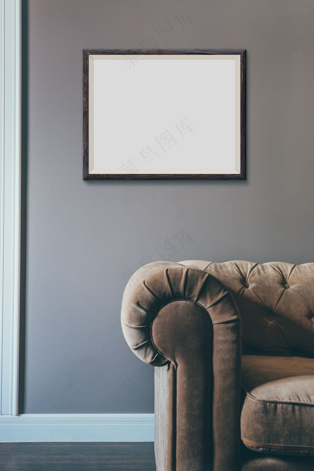 挂墙装饰画相框空白psd样机-277