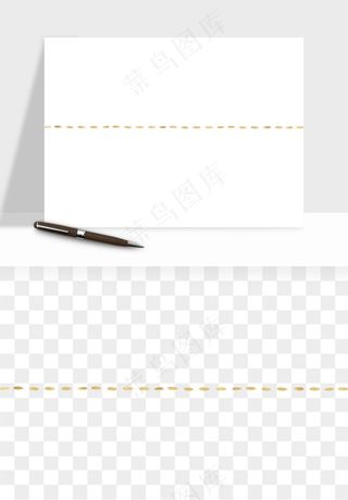 金色植物花环边框png免抠