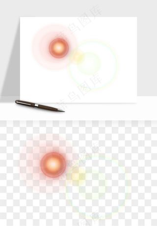 光晕光圈阳光太阳光效png免抠