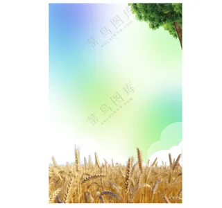 节约粮食海报背景