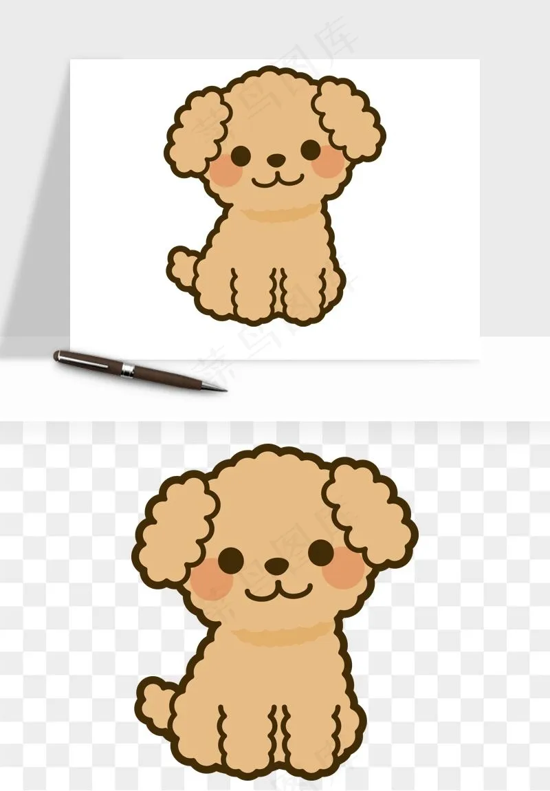 卡通狗狗猫咪png免抠