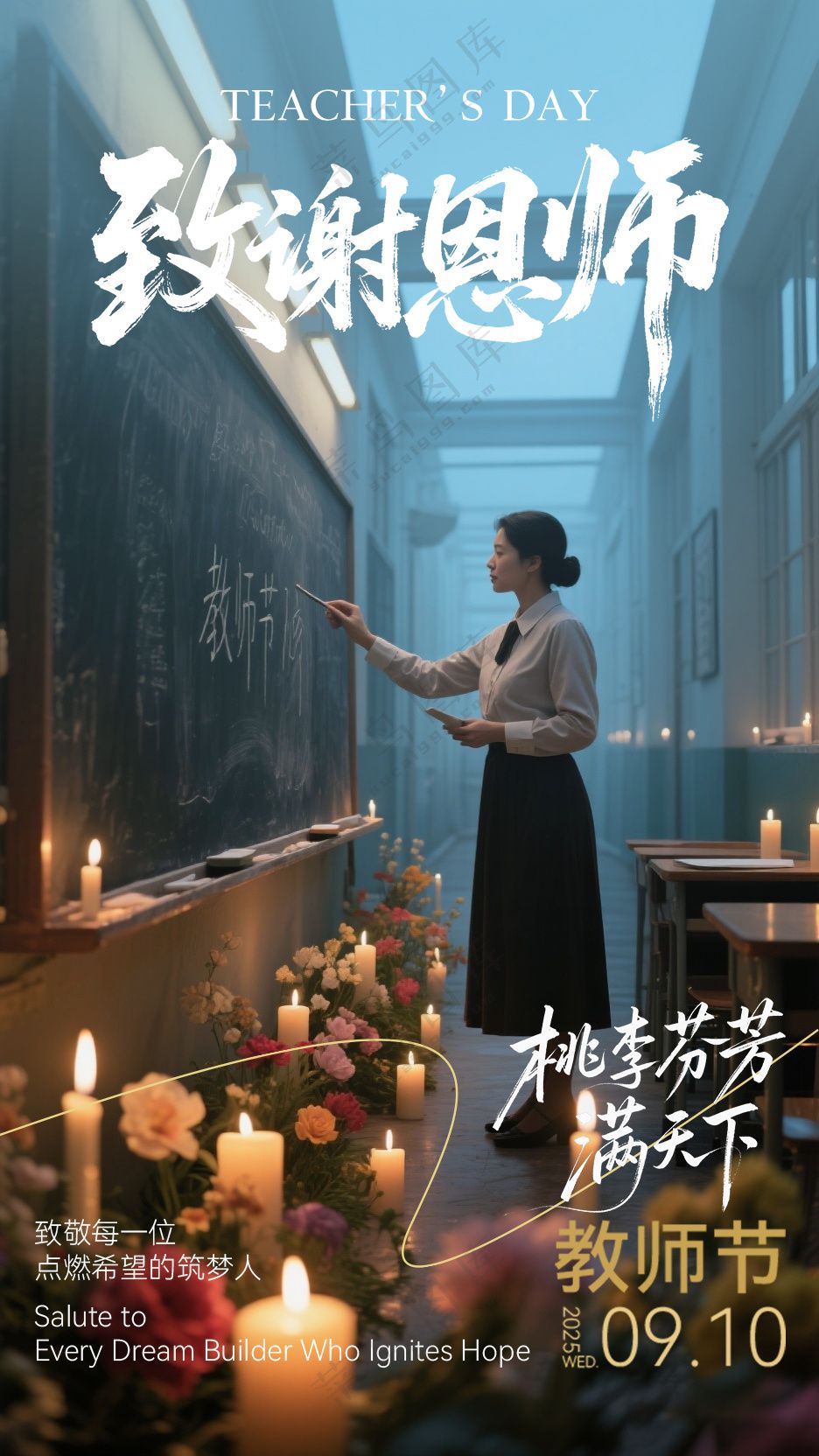 教师节海报