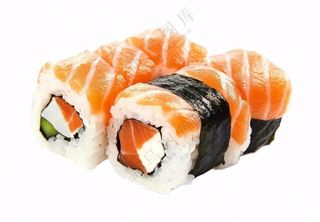 寿司三文鱼食物摄影图免抠