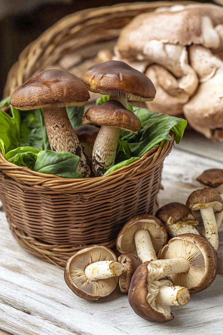 蘑菇菌类蔬菜食物摄影图