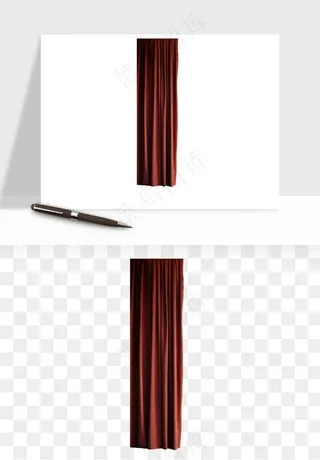 窗帘幕布帷幕png免抠
