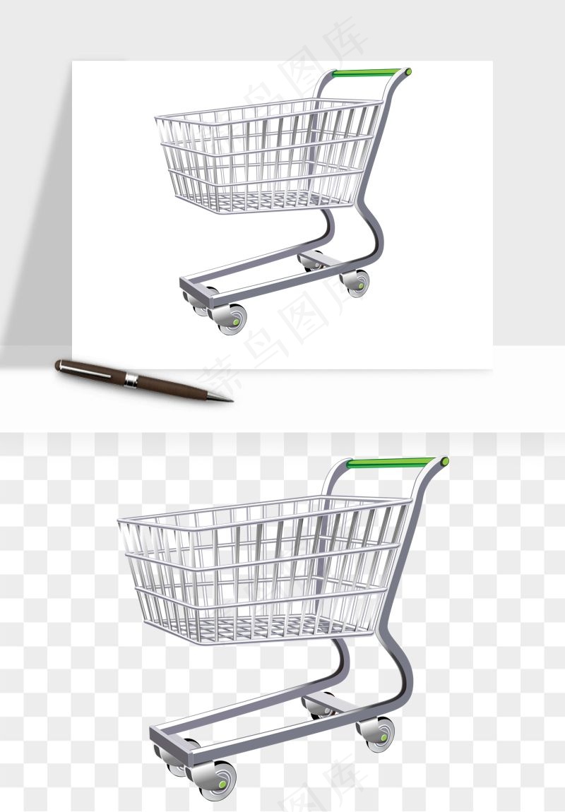 购物车购物篮png免抠图