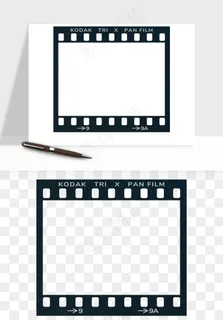 电影黑胶胶片png免抠